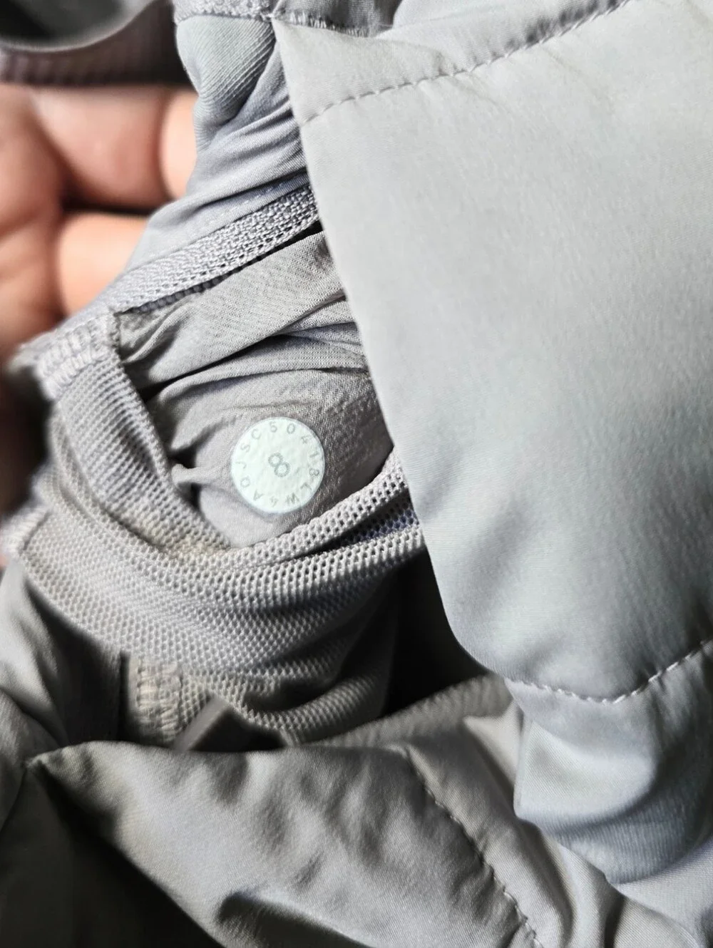 Lululemon Down For It All Jacket Dark Chrome Women's Size 8 Active
